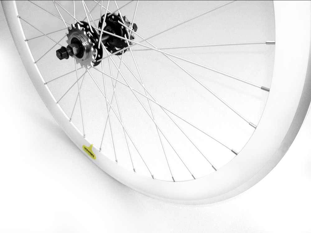 Espresso White Rear Wheel & tyre/tube