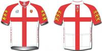 England flag short sleeved jersey