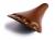 Espresso Brown Synthetic Leather Saddle