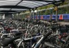 Bike Parking at a Train Station