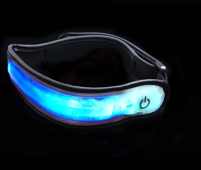 Hi Visibility Arm / Ankle band - Light-emitting - Blue