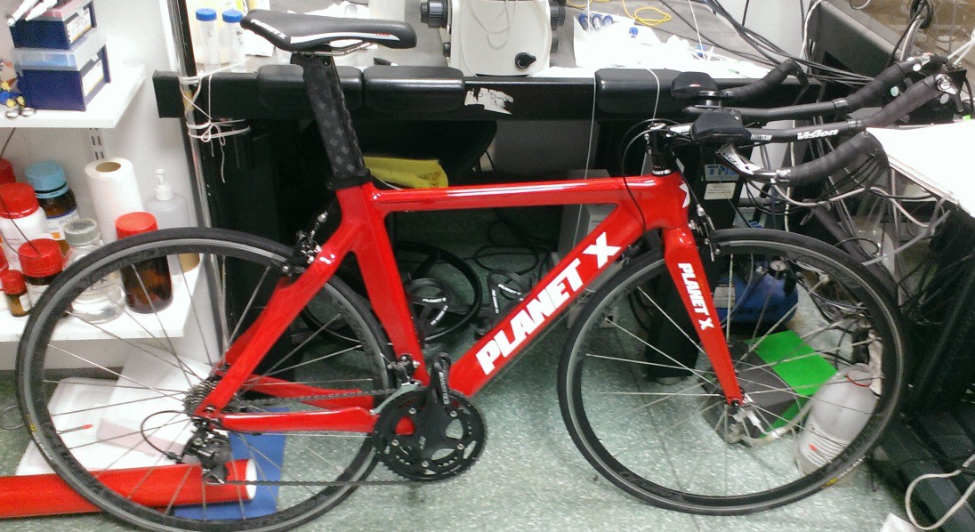   Planet X Stealth Shimano 105 Time Trial Bike - Size Medium - Retul-fitted - All receipts