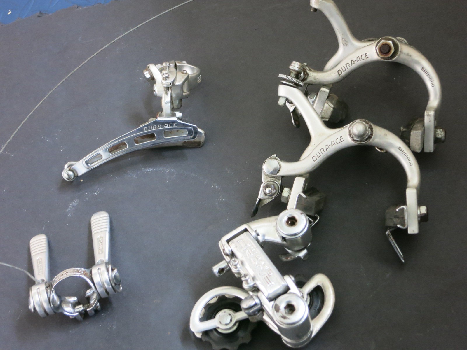 Shimano Crane / Dura Ace 1st Gen Groupset Brakes, Derailleurs Front + Rear And Shifters