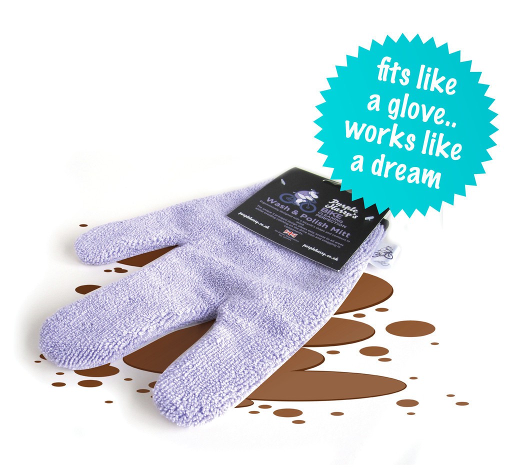 Purple Harry's Wash and Polish Mitt 
