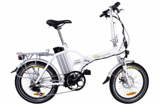 Green Zebra Folding bike