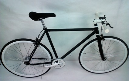 New to the market - cool black and white fixie