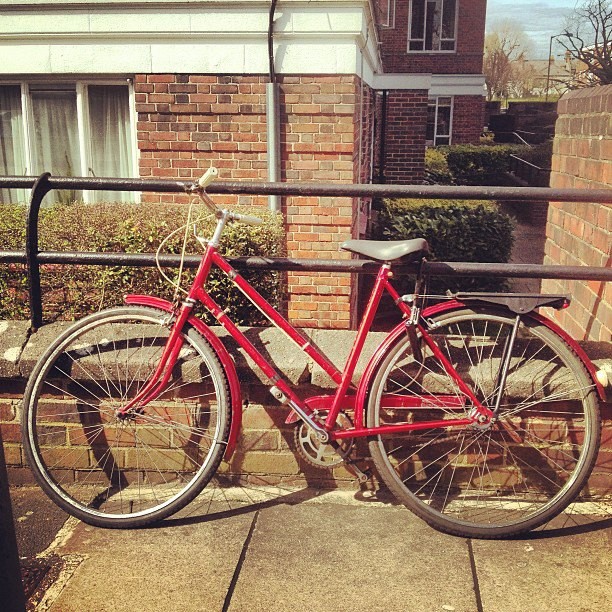 Vintage BSA - Red Lady Bike - Class 1967
